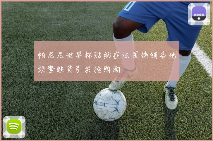帕尼尼世界杯贴纸在法国热销各地频繁缺货引发抢购潮